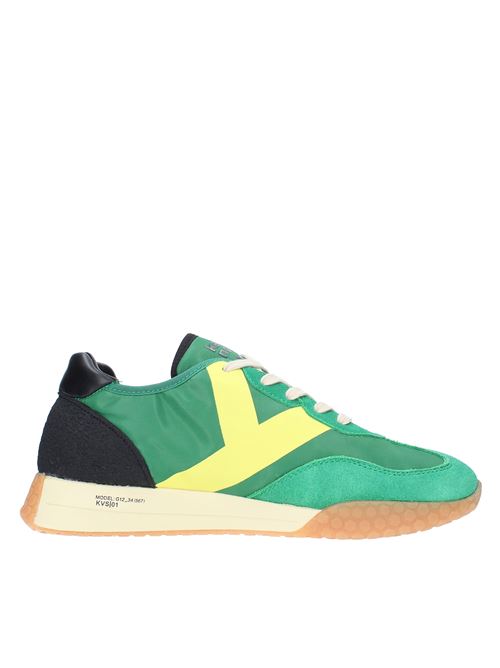 Sneakers in camoscio tessuto e gomma KEH NOO | S00KM9313VERDE-GIALLO-NERO